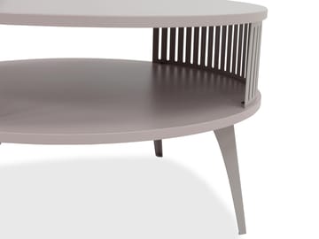 Galia Soffbord 75 cm Rund - Beige|svart - Möbler - Bord & matgrupper - Soffbord
