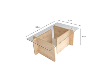 Giona Soffbord 105 cm - Brun - Möbler - Bord & matgrupper - Soffbord