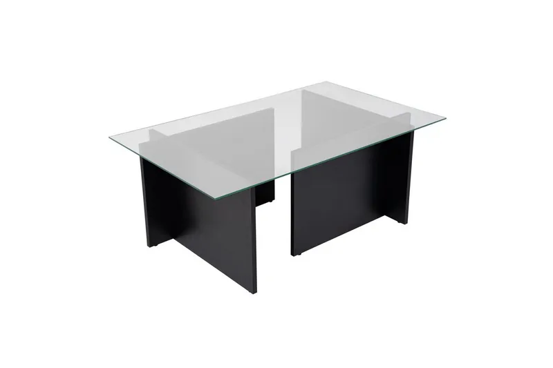 Soffbord Haruto Trä Svart - Trä Svart - Möbler - Bord & matgrupper - Soffbord