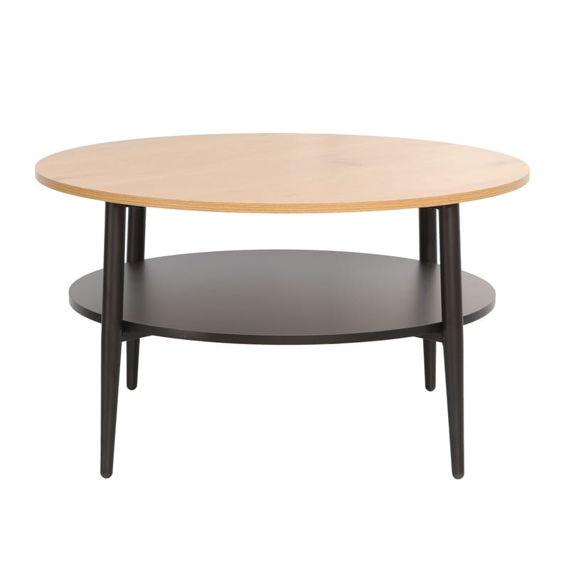 Soffbord Hector Ask/svart 80x80x45 cm - ask/svart - Möbler - Bord & matgrupper - Soffbord
