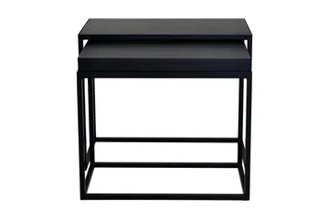 Kapelvej Satsbord 60 cm 2 Bord - Svart - Möbler - Bord & matgrupper - Soffbord