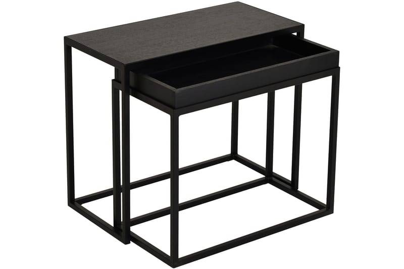 Kapelvej Satsbord 60 cm 2 Bord - Svart - Möbler - Bord & matgrupper - Soffbord