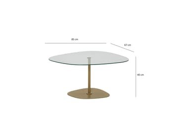 Karamea Soffbord 85 cm - Guld - Möbler - Bord & matgrupper - Soffbord