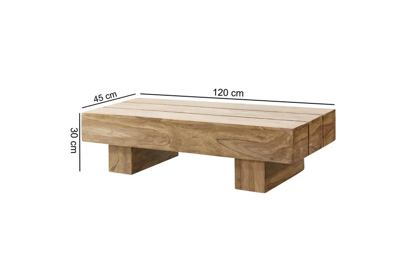 Kartrina Soffbord 120 cm - Trä/natur - Möbler - Bord & matgrupper - Soffbord