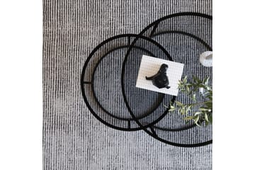 Kashiwa 60 cm Runt Soffbord i Glas med Glas och Metall - Rökgrå - Möbler - Bord & matgrupper - Soffbord