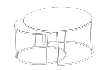 Kashiwa Soffbord 60 cm - Svart - Möbler - Bord & matgrupper - Soffbord
