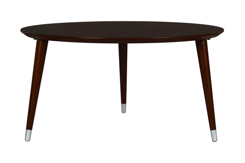 Kennington Soffbord 90 cm Runt Brun, Novogratz