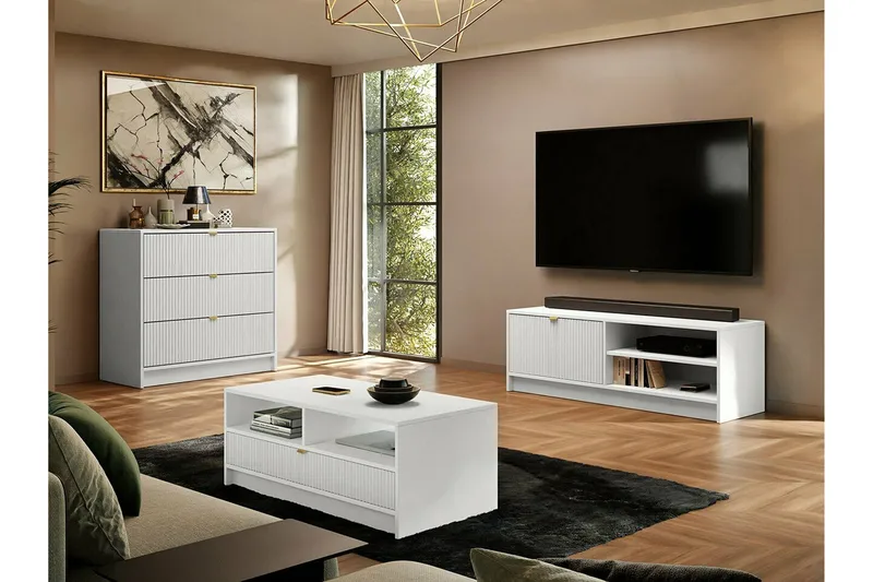 Kintore Soffbord 50 cm - Vit - Möbler - Bord & matgrupper - Soffbord
