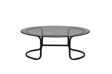 Lomma Soffbord 110 cm Runt - Svart - Möbler - Bord & matgrupper - Soffbord