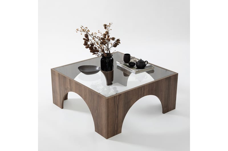 Lowan Soffbord 80 cm - Mörkbrun - Möbler - Bord & matgrupper - Soffbord