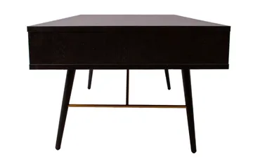 Luxem Soffbord 115 cm med Förvaring Låda + Hylla - Svart/Koppar - Möbler - Bord & matgrupper - Soffbord
