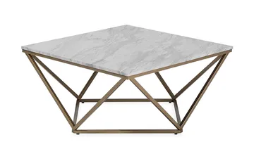 Malibu Soffbord 80 cm - Vit - Möbler - Bord & matgrupper - Soffbord