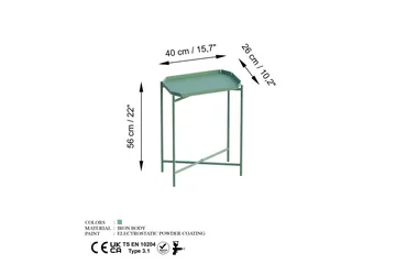 Mamta Soffbord 26 cm - Green - Möbler - Bord & matgrupper - Soffbord