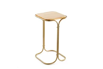 Mamta Soffbord 30 cm - Guld/Natural - Möbler - Bord & matgrupper - Soffbord