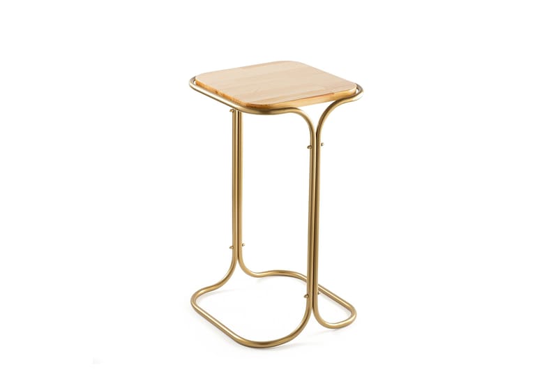 Mamta Soffbord 30 cm - Guld/Natural - Möbler - Bord & matgrupper - Soffbord