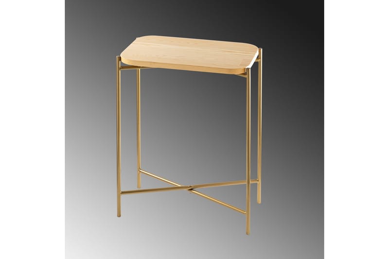 Mamta Soffbord 40 cm - Guld/Natural - Möbler - Bord & matgrupper - Soffbord