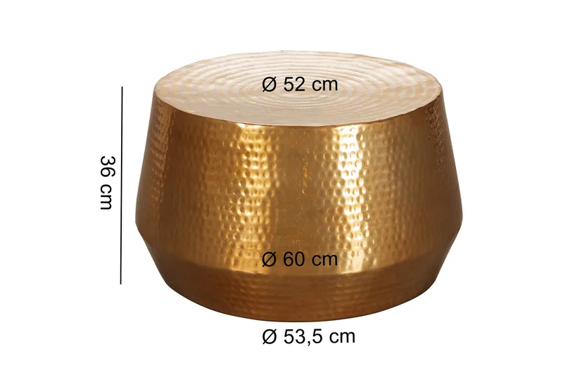 Marypark Soffbord 60 cm - Guld - Möbler - Bord & matgrupper - Soffbord
