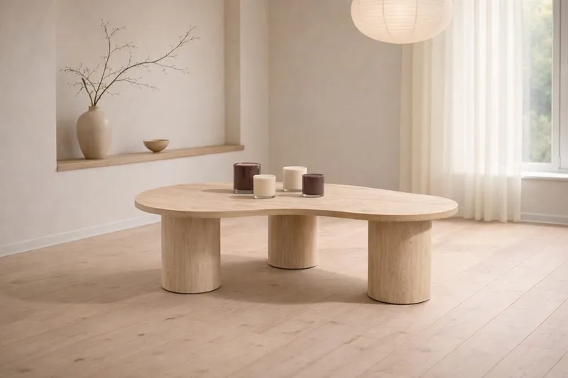 Soffbord Megg 130 cm, naturfärgad