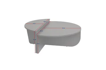 Soffbord Mukund Trä Vit - Trä Vit - Möbler - Bord & matgrupper - Soffbord