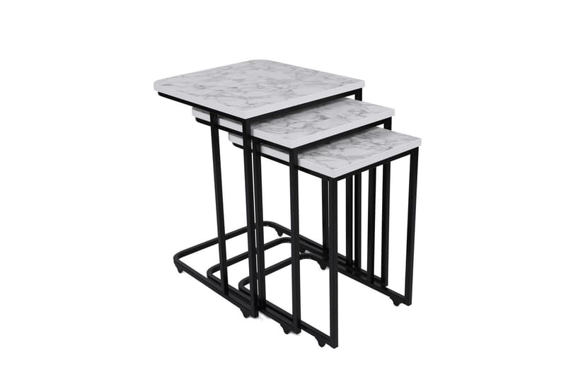 Nagako Satsbord Vit/Svart - Hanah Home - Möbler - Bord & matgrupper - Soffbord