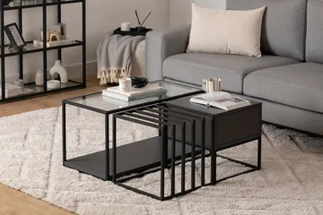 Natsumi Soffbord 90 cm - Svart - Möbler - Bord & matgrupper - Soffbord