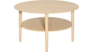 Nevvik Soffbord Rund 85 cm - Vitpigmenterad - Möbler - Bord & matgrupper - Soffbord