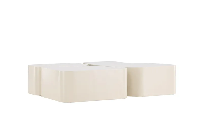 Nordland 92x74 cm Rektangulärt Soffbord i Trä - Beige - Möbler - Bord & matgrupper - Soffbord