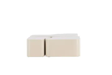 Nordland 92x74 cm Rektangulärt Soffbord i Trä - Beige - Möbler - Bord & matgrupper - Soffbord