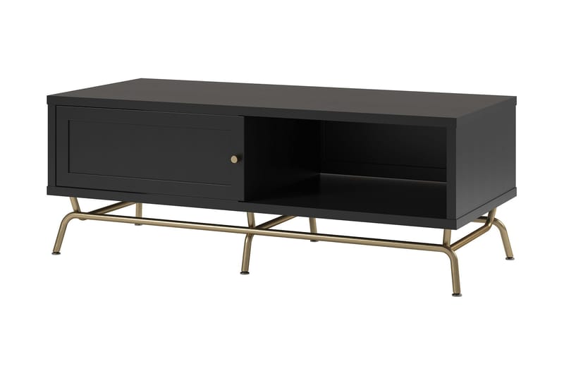 Nova Soffbord 122 cm med Förvaring Svart - Möbler - Bord & matgrupper - Soffbord