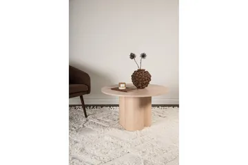 Olivia Soffbord 80 cm Runt - Vit - Möbler - Bord & matgrupper - Matbord & köksbord