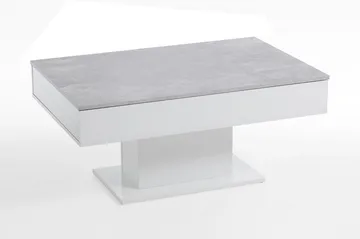 Pacak Soffbord 100 cm - Betonggrå/Vit - Möbler - Bord & matgrupper - Soffbord