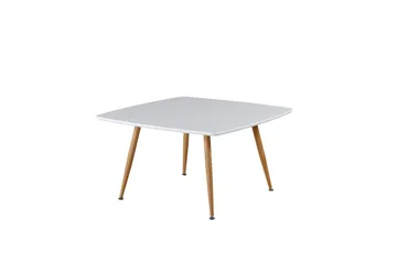 Plaza Soffbord 80x80 cm - Vit - Möbler - Bord & matgrupper - Soffbord