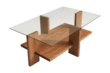 Puijas Soffbord 105x40x105 cm - Brun - Möbler - Bord & matgrupper - Soffbord