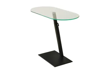 Puntoz Soffbord 70x35x70 cm Oval - Svart - Möbler - Bord & matgrupper - Soffbord