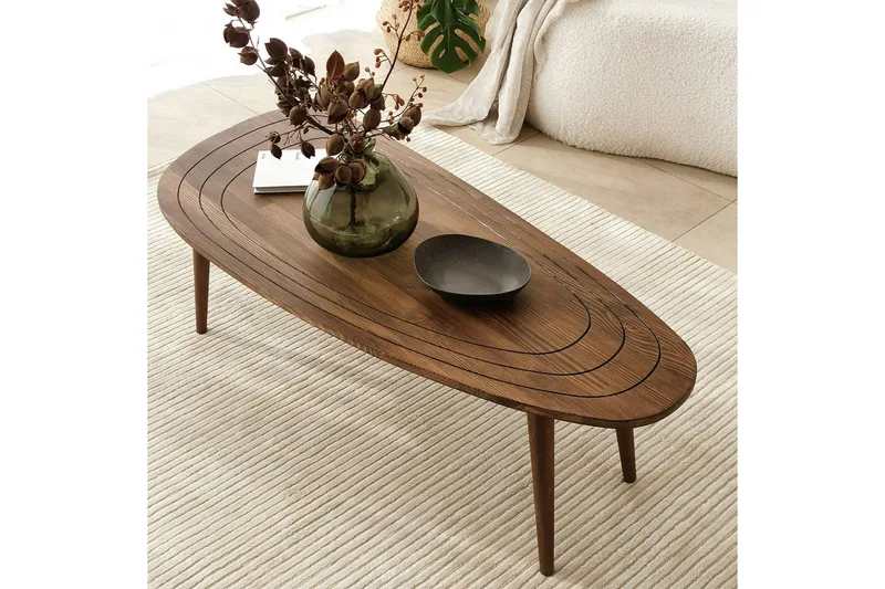 Saldus Soffbord 115 cm - Valnöt - Möbler - Bord & matgrupper - Soffbord