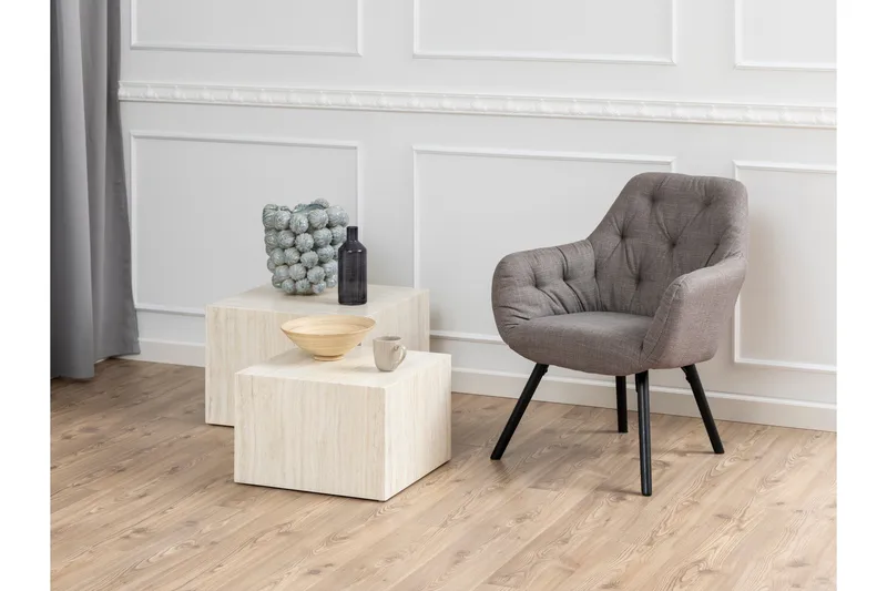 Samon Kvadratiskt Soffbord 58 cm i Sten - Beige - Möbler - Bord & matgrupper - Soffbord