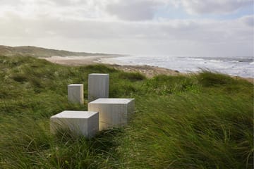 Samon Kvadratiskt Soffbord 58 cm i Sten - Beige - Möbler - Bord & matgrupper - Soffbord