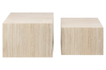 Samon Kvadratiskt Soffbord 58 cm i Sten - Beige - Möbler - Bord & matgrupper - Soffbord