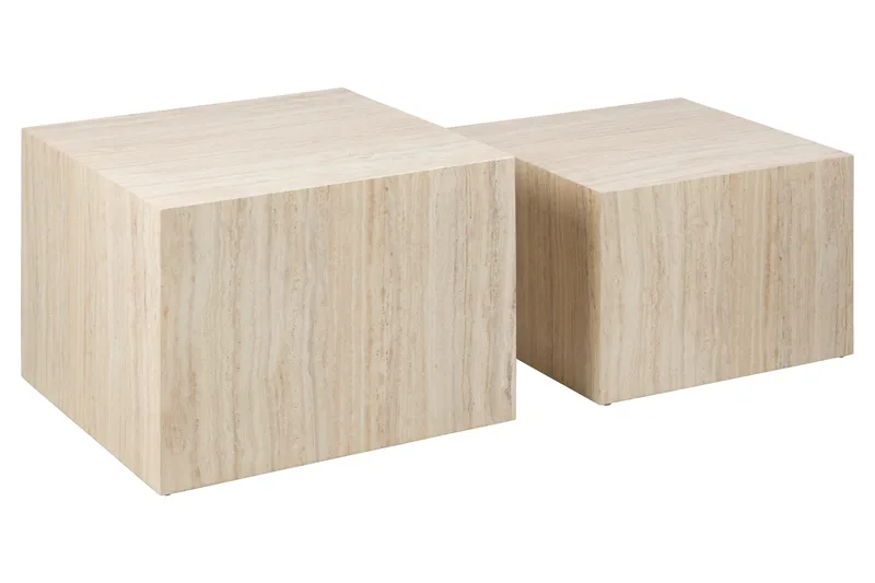 Samon Soffbord 58x58 cm - Beige - Möbler - Bord & matgrupper - Soffbord