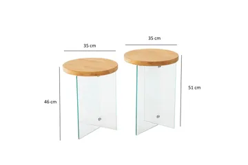 Serenity Soffbord 35 cm - Ek - Möbler - Bord & matgrupper - Soffbord