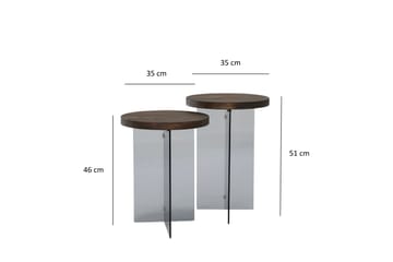 Serenity Soffbord 35 cm - Grå - Möbler - Bord & matgrupper - Soffbord