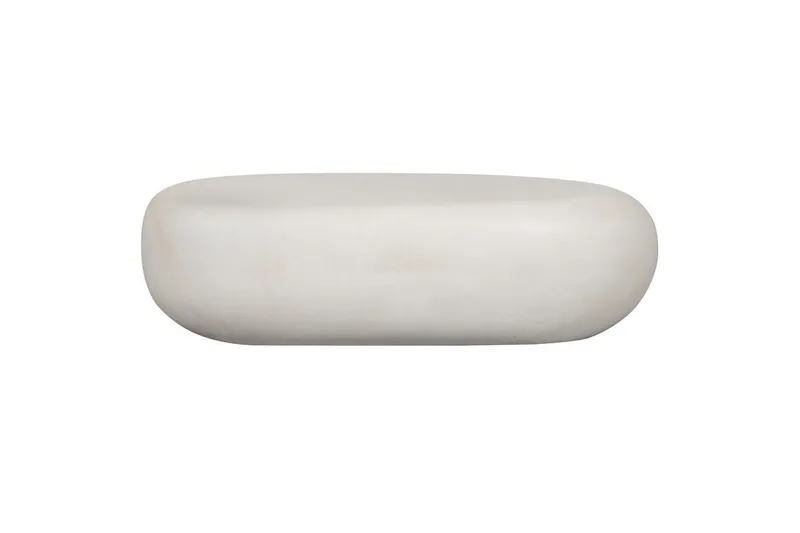 Soffbord Sten - Vit, 28x100x43 cm - Möbler - Bord & matgrupper - Soffbord