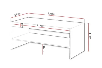 Strontian Soffbord 57 cm Scandinavian Choice Grey - Möbler - Bord & matgrupper - Soffbord