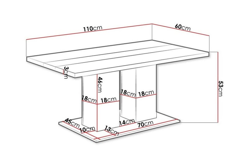 Tallow Soffbord 60 cm - Möbler - Bord & matgrupper - Soffbord