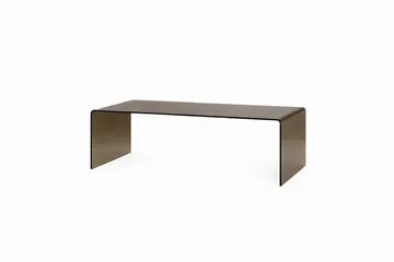 Soffbord Telemark 120 cm - bruntonat glas - Möbler - Bord & matgrupper - Soffbord