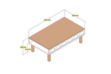 Soffbord Vit - Vit - Möbler - Bord & matgrupper - Soffbord