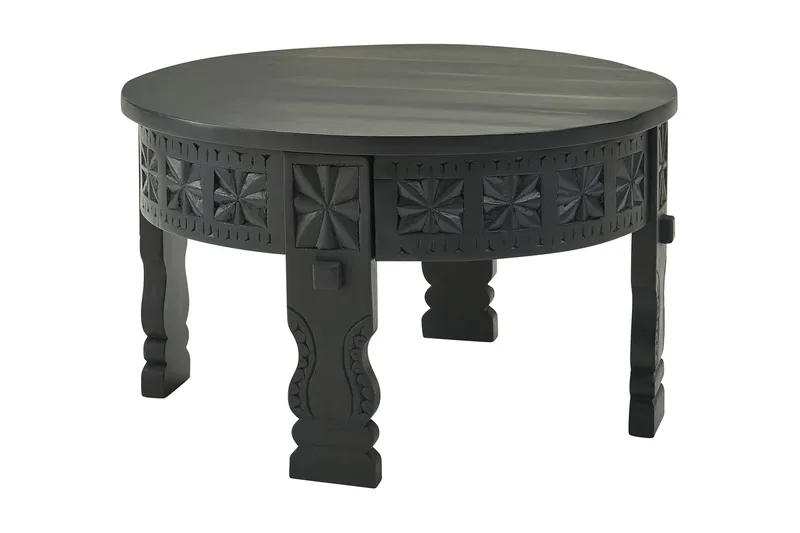 Willowdale Soffbord 60 cm Runt, Svart