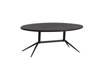 Soffbord Wohnling Massivt trä oval 90 cm modern - Möbler - Bord & matgrupper - Soffbord