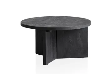 Soffbord Wohnling Massivt trä rund 60 cm klassisk bas lantligt - Möbler - Bord & matgrupper - Soffbord