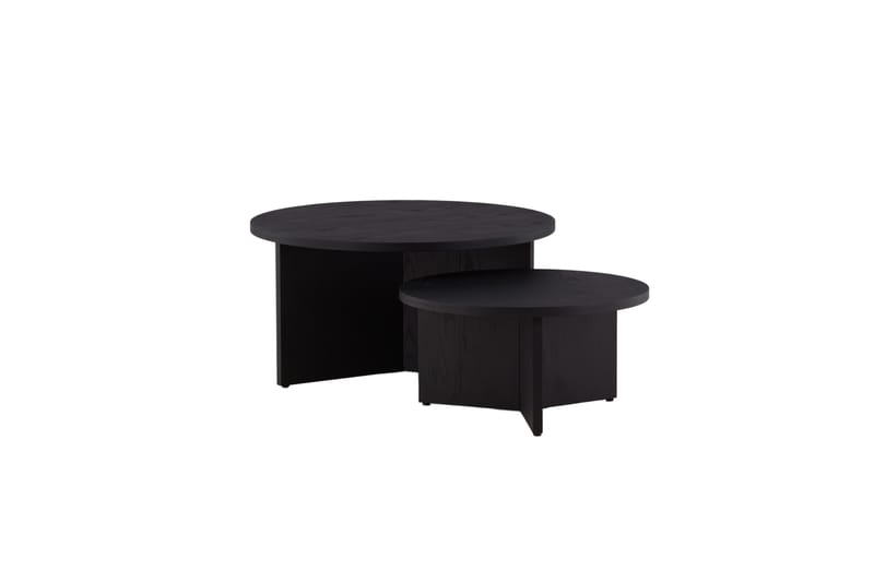 Soffbordset Saltö 2st Runda 85 cm/65 cm - Svart - Möbler - Bord & matgrupper - Soffbord